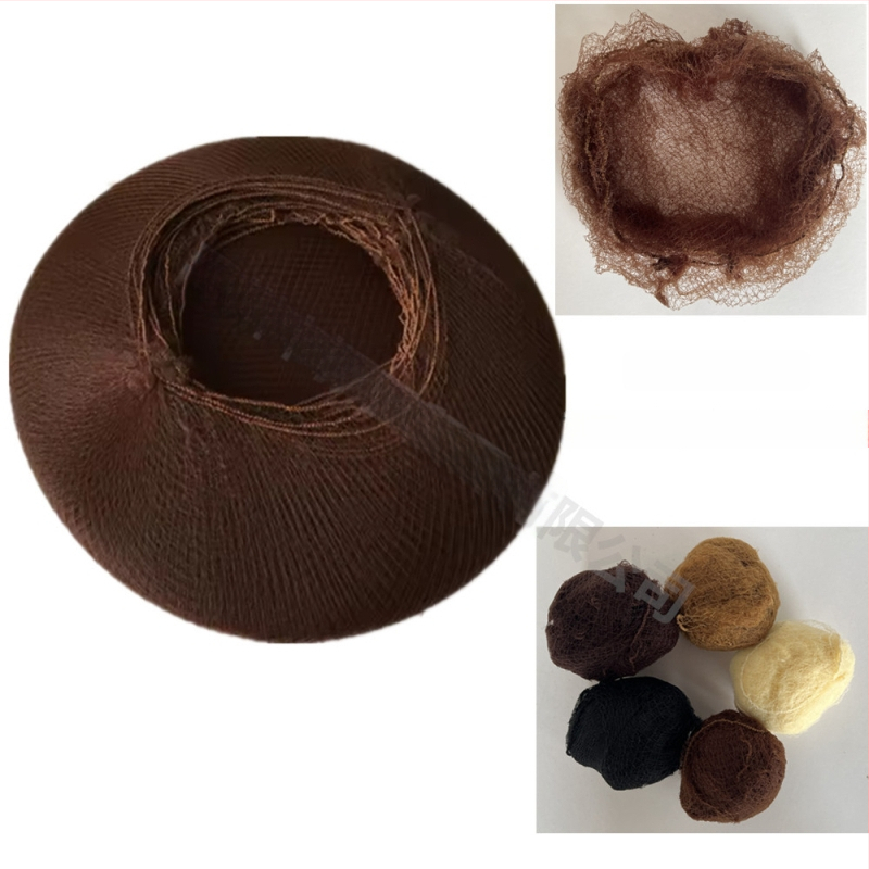 Kontyháló - nejlon, kézzel készített, 144 darabos készlet, ultrafinom láthatatlan háló