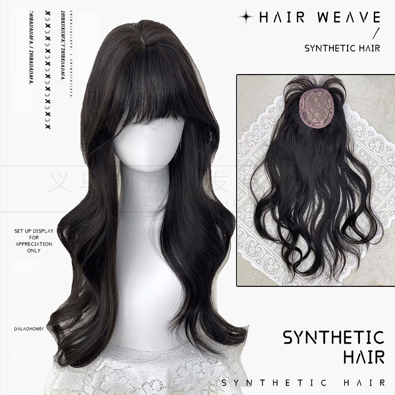 Volume parókadarab, modell Pj004, hőálló rostok, nőknek, mechanikus feldolgozás