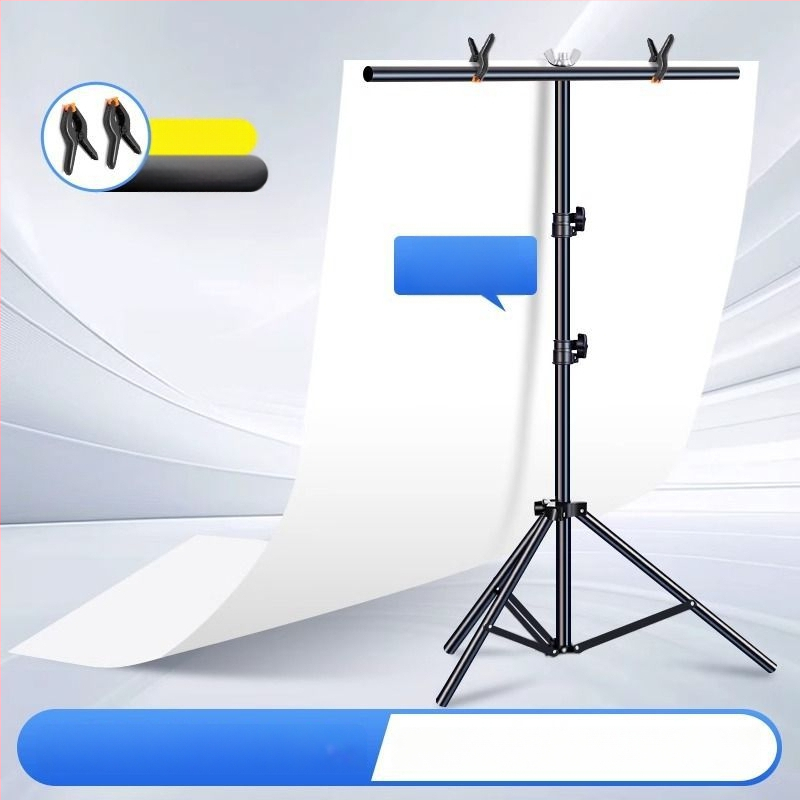 Baltas PVC fono plokštė su stovu – still life nuotraukoms