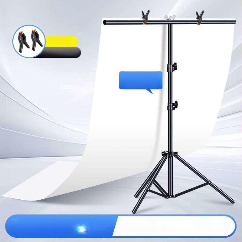 Baltas PVC fono plokštė su stovu – still life nuotraukoms