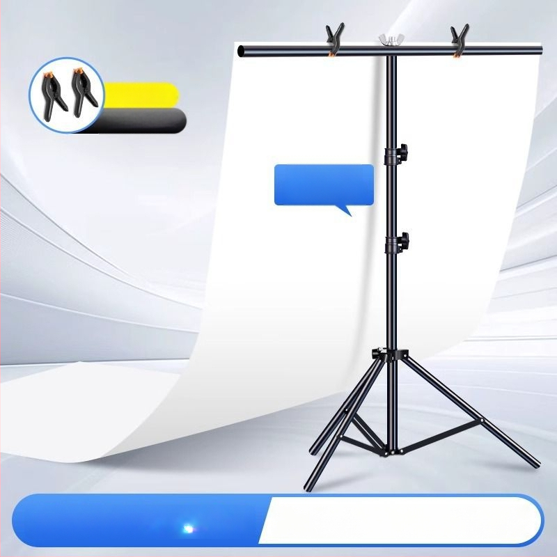 Baltas PVC fono plokštė su stovu – still life nuotraukoms