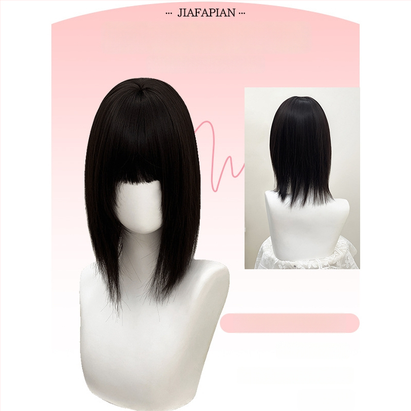 Lalisa pj001 Paróka darab - egyenes haj, magas hőmérsékletű huzal, mechanizmusos feldolgozás, univerzális illeszkedés