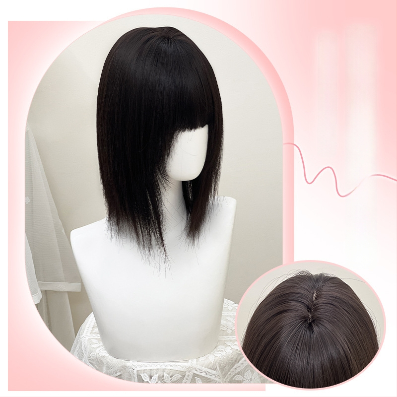 Lalisa pj001 Paróka darab - egyenes haj, magas hőmérsékletű huzal, mechanizmusos feldolgozás, univerzális illeszkedés