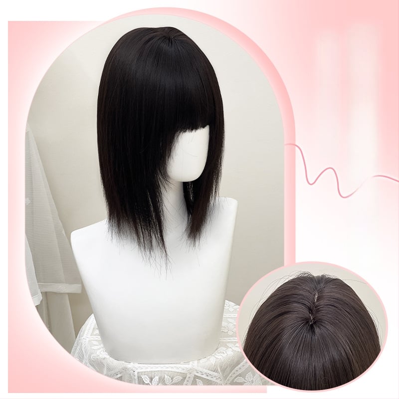 Lalisa pj001 Paróka darab - egyenes haj, magas hőmérsékletű huzal, mechanizmusos feldolgozás, univerzális illeszkedés