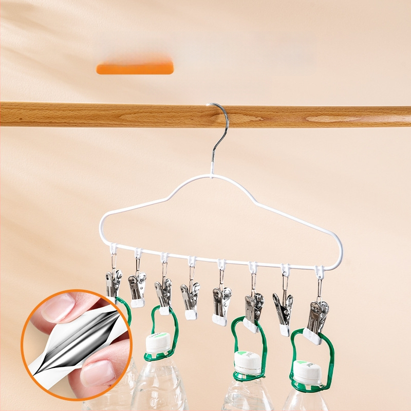 Aliuminio lydinio daugia-klipsių rūbų džiovyklė, modernus stilius, tinkama balkonui, skirta apatiniams drabužiams ir kūdikių kojinėms