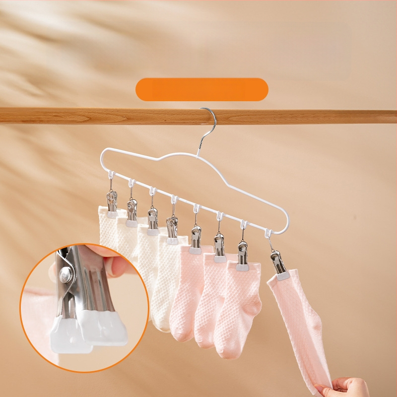 Aliuminio lydinio daugia-klipsių rūbų džiovyklė, modernus stilius, tinkama balkonui, skirta apatiniams drabužiams ir kūdikių kojinėms