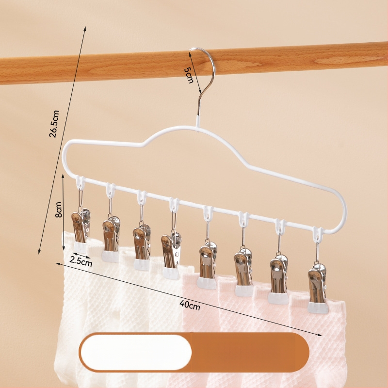 Aliuminio lydinio daugia-klipsių rūbų džiovyklė, modernus stilius, tinkama balkonui, skirta apatiniams drabužiams ir kūdikių kojinėms