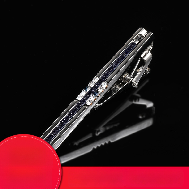 Klip za kravatu, legura, geometrijski uzorak, ravna glava, unisex, za poslovni banket