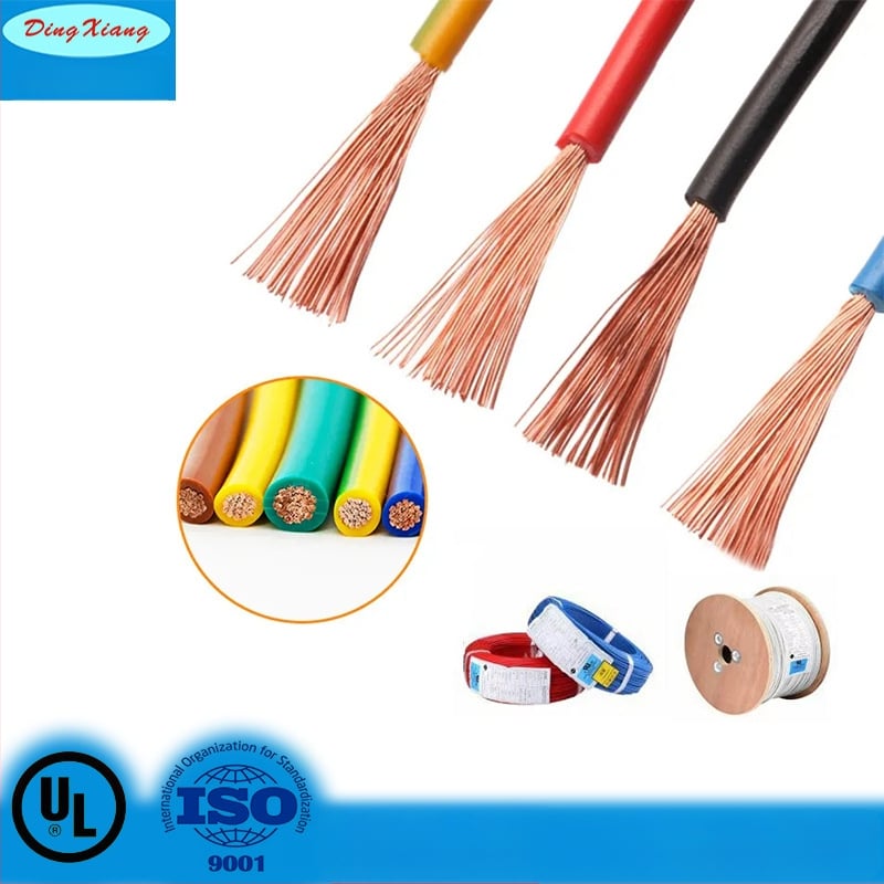 UL1010 elektromos vezeték, nyersréz vezető, PVC nylonnal szigetelve, magas hőmérsékletű, AWG 6/8/12/16/18/20/22/24
