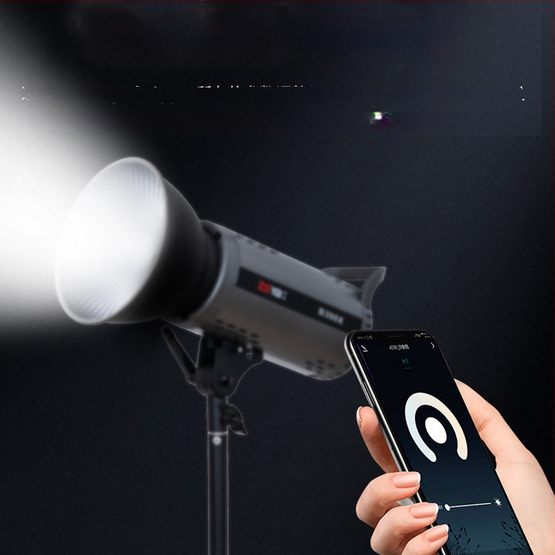 Shadow bang B300x – Professionaalne fotograafia lamp, kahekordne temperatuurivalgustus, 220W/220V, E40 pea, reguleeritav heledu, sõltuv toiteallikas, heleduse reguleerimine, sobib peamiseks valgustuseks otseülekande ja portree video jaoks