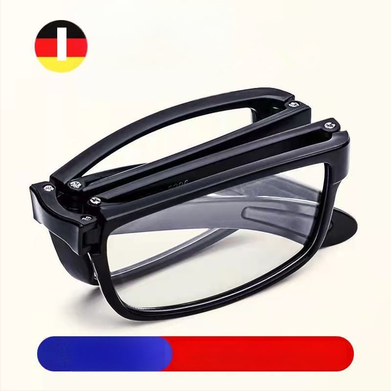 Olvasó szemüveg — négyszögletes, teljes keret, lencsék műgyanta, keret TR90 (időseknek)