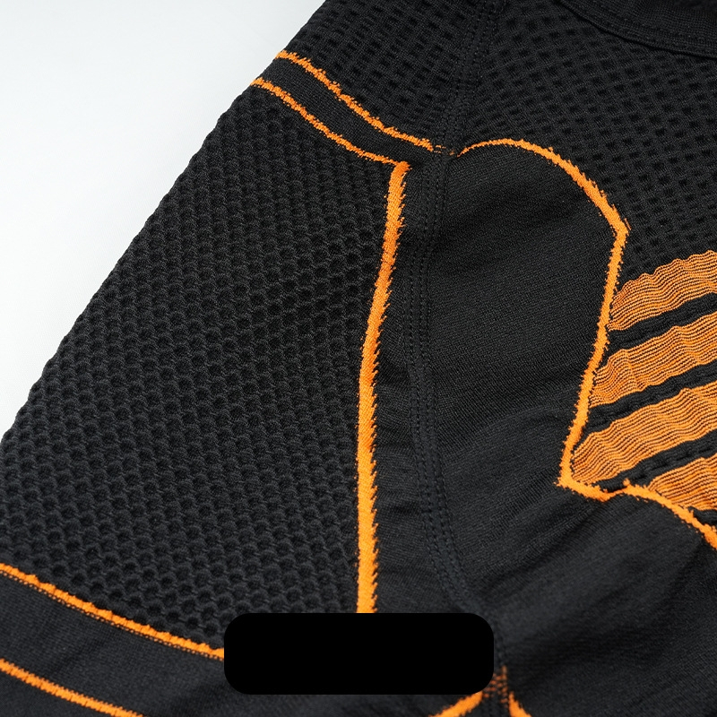 Унисекс компресионен базов слой с дълъг ръкав – влагоотводящ, термална функция, нейлонова смес 92,2%