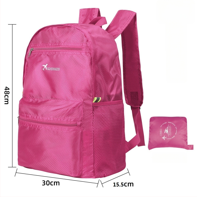 Ταξιδιωτικό σακίδιο — Αδιάβροχο, επεκτειόμενο, αποθηκεύσιμο (Oxford ύφασμα, υπαίθρια σπορ, unisex)