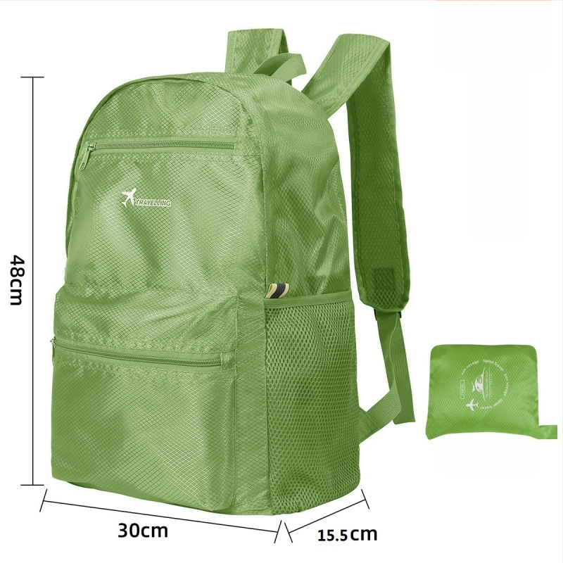 Ταξιδιωτικό σακίδιο — Αδιάβροχο, επεκτειόμενο, αποθηκεύσιμο (Oxford ύφασμα, υπαίθρια σπορ, unisex)