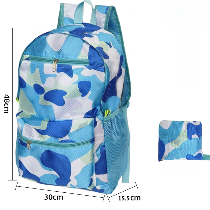 Ταξιδιωτικό σακίδιο — Αδιάβροχο, επεκτειόμενο, αποθηκεύσιμο (Oxford ύφασμα, υπαίθρια σπορ, unisex)