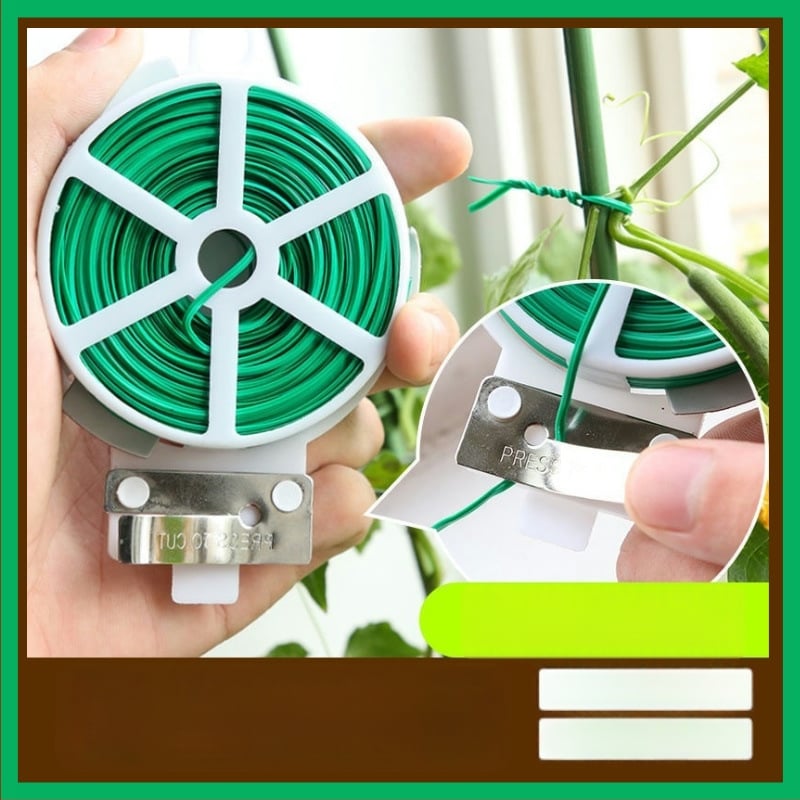 Samoodrezujući vrtni povezujući żica s PVC premazom za penjačke biljke – BEN marka