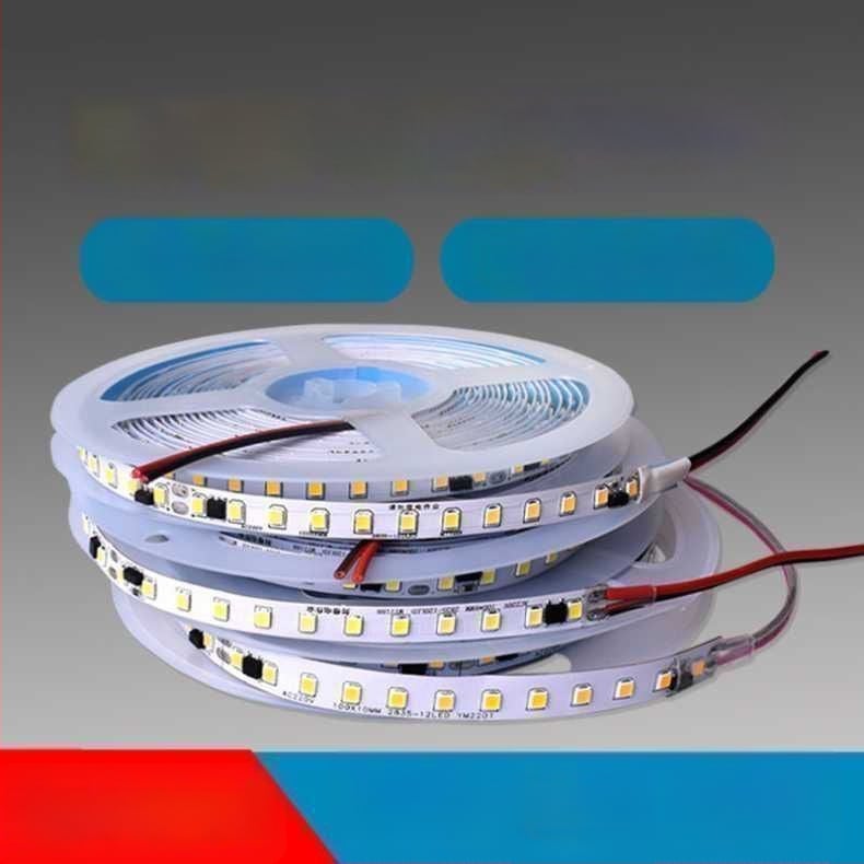 Monokróm LED szalag 220V – lineáris beépített világítás vitrinekhez, öntapadós dekoratív fénycsík, 10–15W, Xing jian LED chip, CRI 60–79