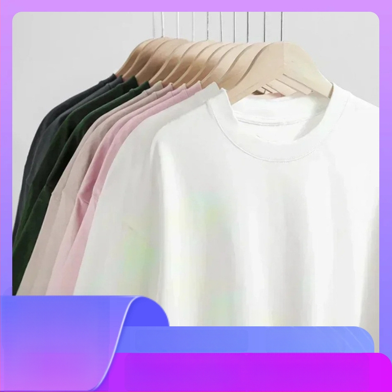 Ανδρικό χαλαρό βαμβακερό T‑shirt με στρογγυλό λαιμό, κοντά μανίκια, εκτύπωση με γράμματα, 91–95% βαμβάκι