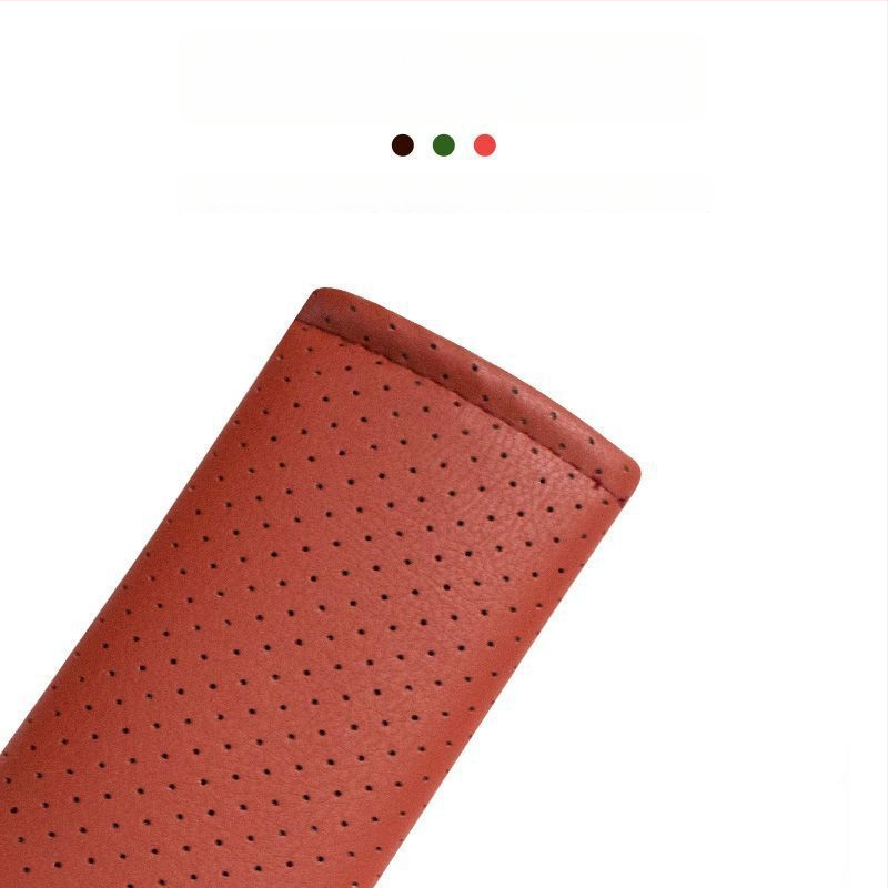 Защитна подложка за колан за автомобил — изкуствена кожа, мека и дишаща, против износване, против задушаване, универсална кройка