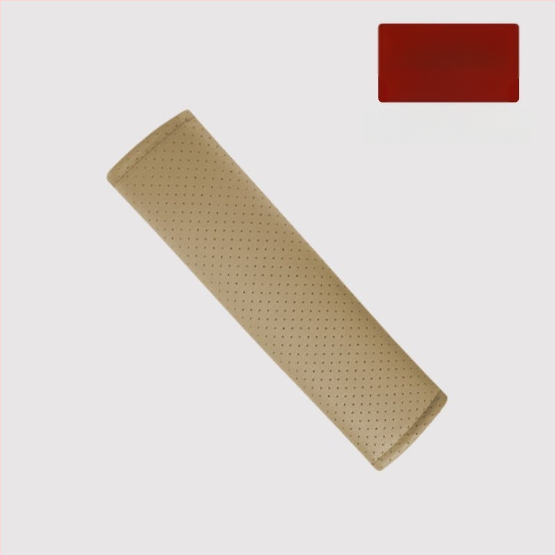 Защитна подложка за колан за автомобил — изкуствена кожа, мека и дишаща, против износване, против задушаване, универсална кройка