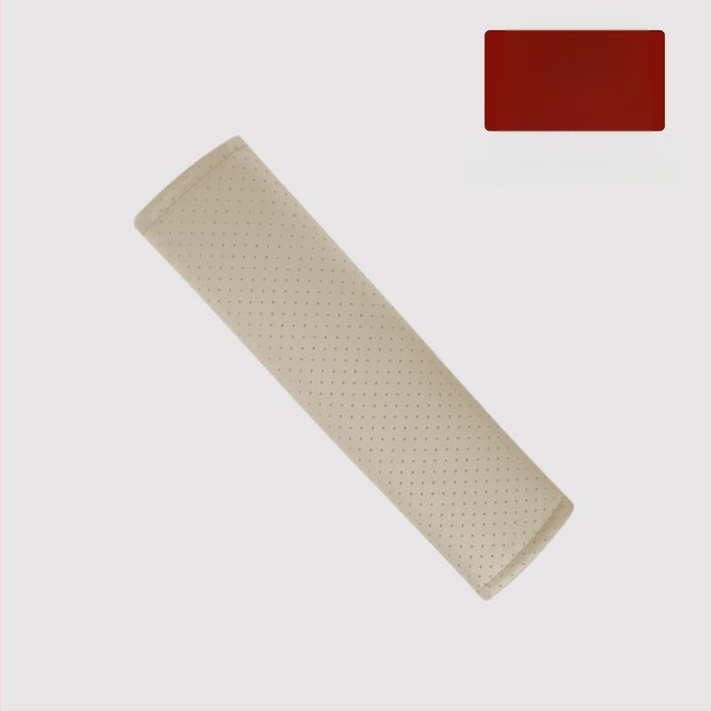 Защитна подложка за колан за автомобил — изкуствена кожа, мека и дишаща, против износване, против задушаване, универсална кройка