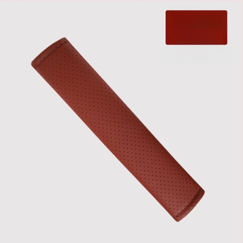 Защитна подложка за колан за автомобил — изкуствена кожа, мека и дишаща, против износване, против задушаване, универсална кройка