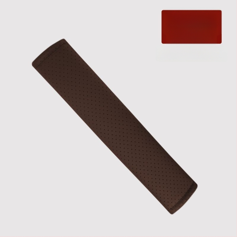 Защитна подложка за колан за автомобил — изкуствена кожа, мека и дишаща, против износване, против задушаване, универсална кройка