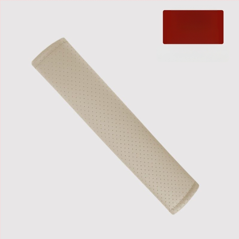 Защитна подложка за колан за автомобил — изкуствена кожа, мека и дишаща, против износване, против задушаване, универсална кройка