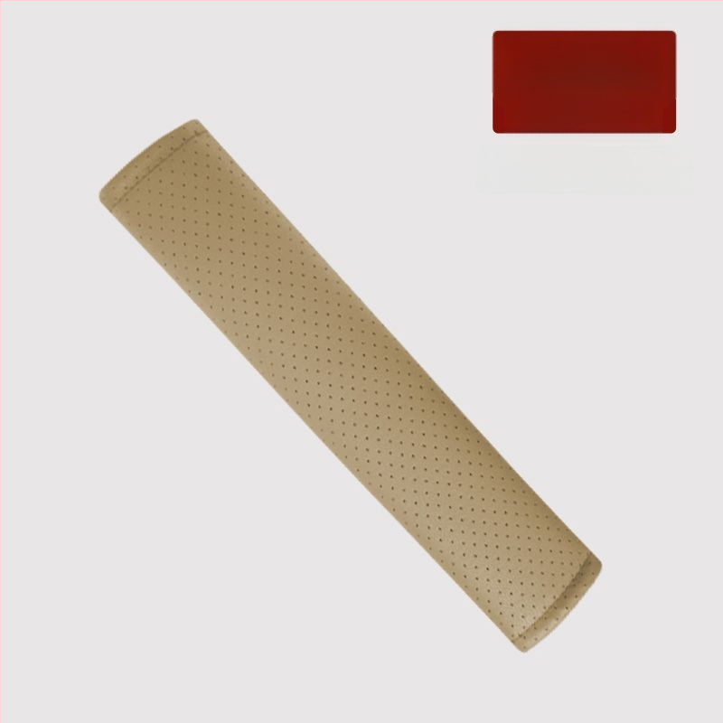 Защитна подложка за колан за автомобил — изкуствена кожа, мека и дишаща, против износване, против задушаване, универсална кройка