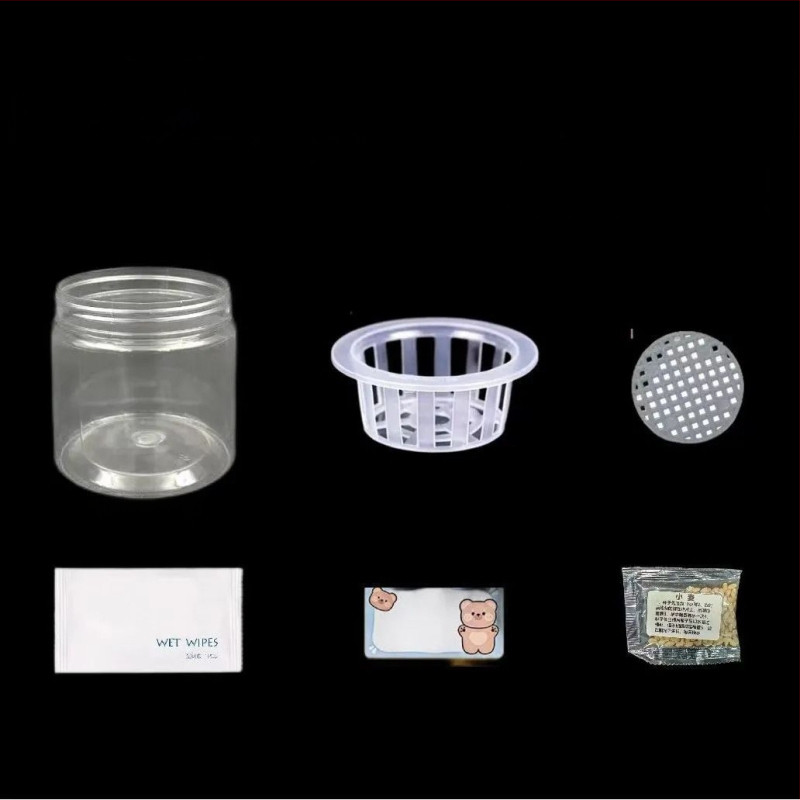 Hidroponski set za sjemenke graha u glaziranoj porcelanskoj posudi za kućno vrtlarenje, podno postolje, otporan na koroziju