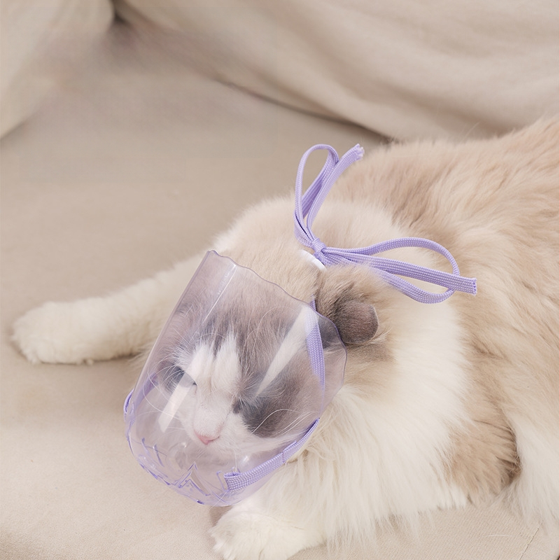 Macska-muzsál – ABS műanyag, Yf márka, harapás elleni kézi használatra (injekciók és fürdetés)