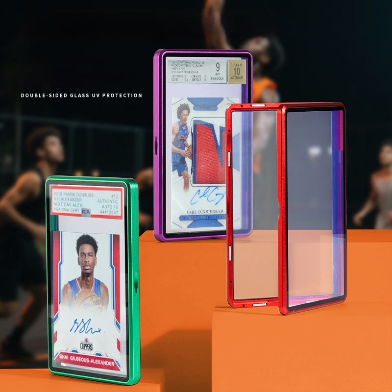 Univerzális géppel megmunkált fém védőtok gyűjtőkártyákhoz — ütésálló, porálló, kopásálló