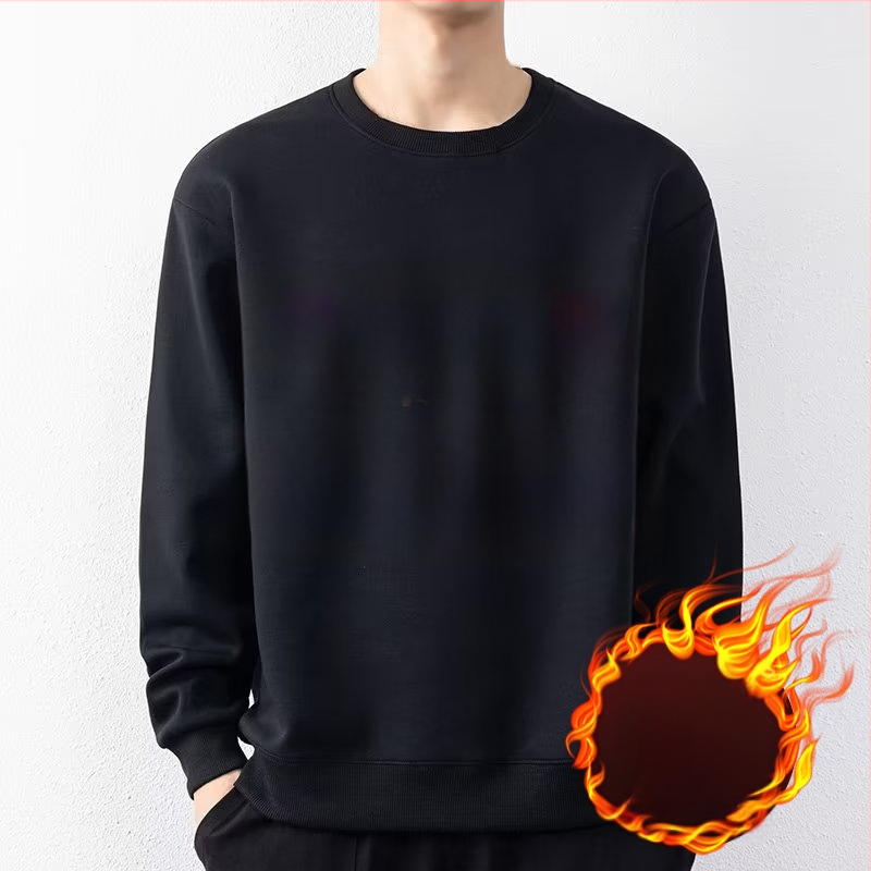 Flīsa iekšējā odere džemperis, apaļš kakls, garas piedurknes, brīvā piegriezuma, poliestera audums