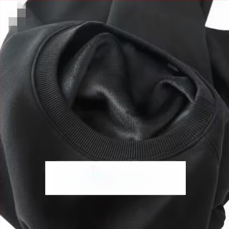 Flīsa iekšējā odere džemperis, apaļš kakls, garas piedurknes, brīvā piegriezuma, poliestera audums