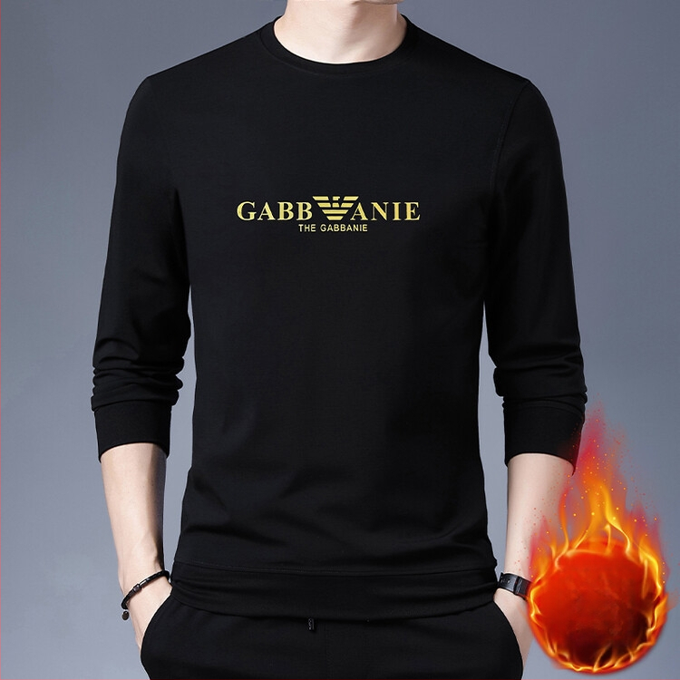 Vīriešu flīsa džemperis ar apaļu kaklu, 96% poliesters, garas piedurknes, uzrakstu drukāšana, pieguļošs piegriezums