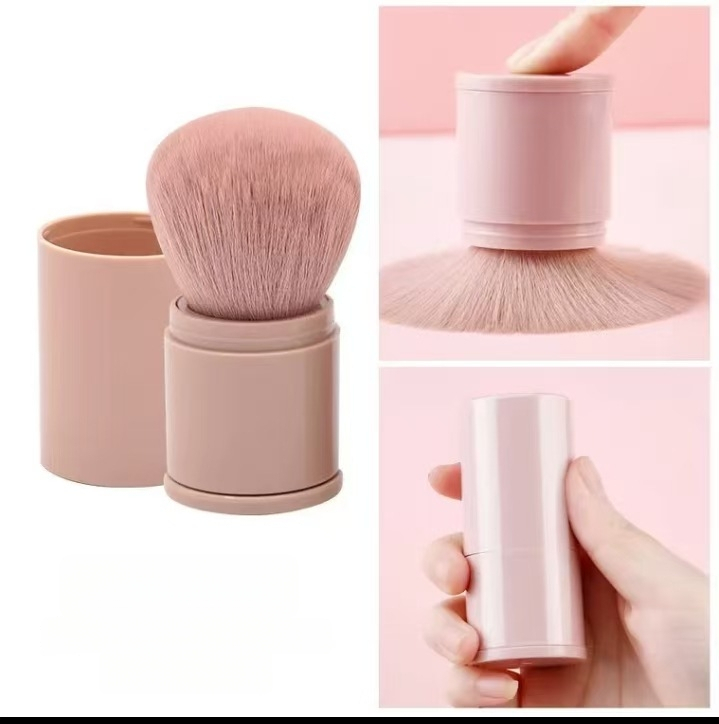 Lightly Apply Makeup Brush μονοκεφαλική συρόμενη βούρτσα πούδρας - βούρτσα για πούδρα και ρουζ, φορητό εργαλείο ομορφιάς, μοντέλο 01