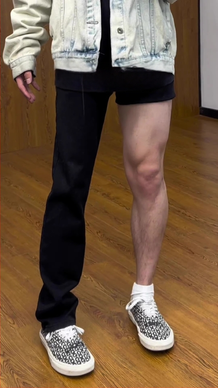 Ανδρικά τζιν με υψηλή ελαστικότητα, ίσια γραμμή, φερμουάρ, βαμβακερό ντένιμ, Φθινόπωρο 2024