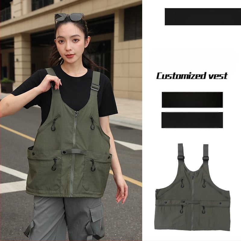 Bez piedurknēm kalnu āra veste ar vairākām kabatām, lielu ietilpību, Taslan audums, rāvējslēdzējs, četri gadalaiki