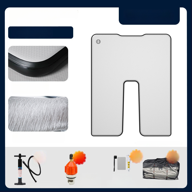 Tank универсална надуваема постелка за открит туризъм - екологично ПВЦ, автоматично надуване, носимост 500 кг, персонализирани параметри