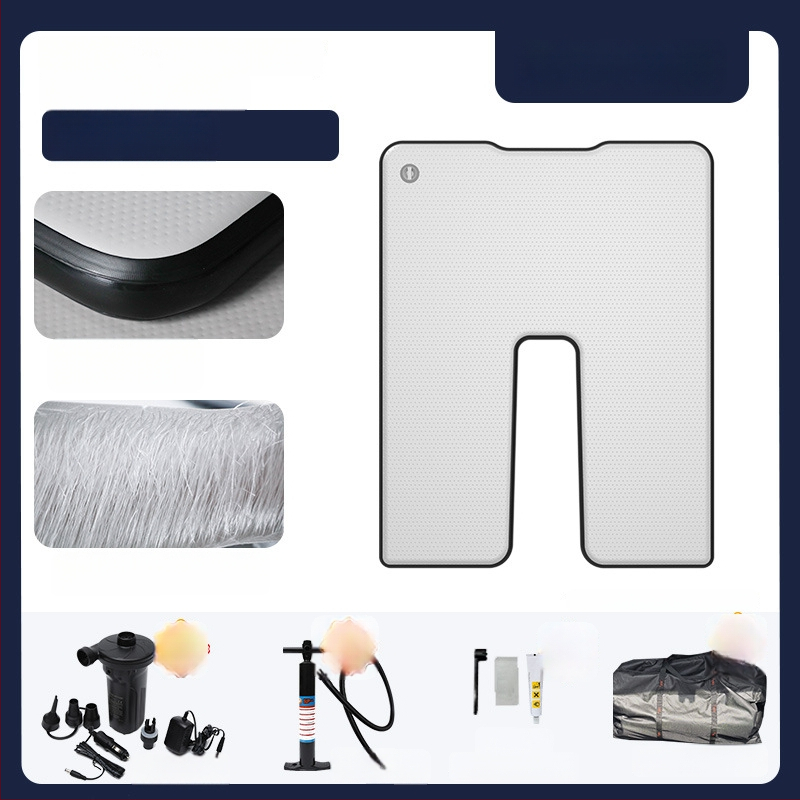 Tank универсална надуваема постелка за открит туризъм - екологично ПВЦ, автоматично надуване, носимост 500 кг, персонализирани параметри