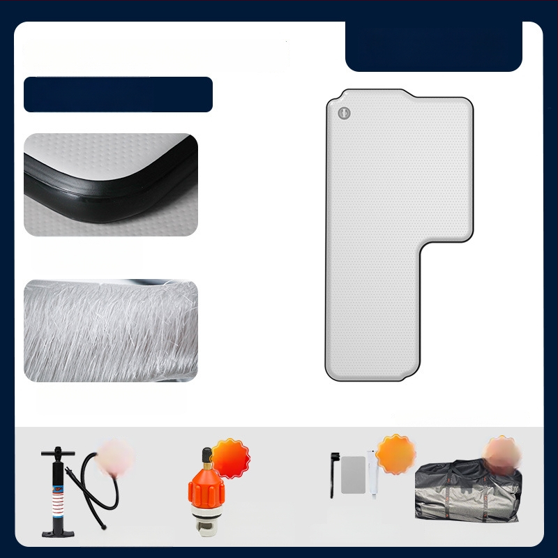 Tank универсална надуваема постелка за открит туризъм - екологично ПВЦ, автоматично надуване, носимост 500 кг, персонализирани параметри