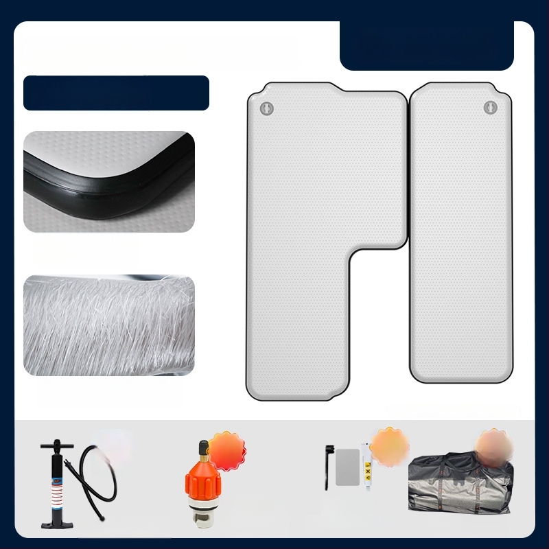 Tank универсална надуваема постелка за открит туризъм - екологично ПВЦ, автоматично надуване, носимост 500 кг, персонализирани параметри