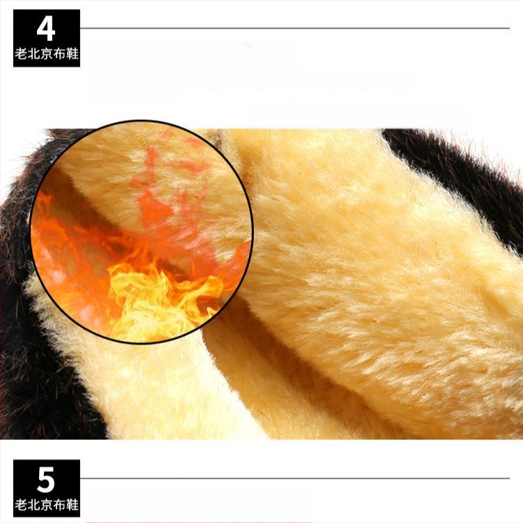 Dámske bavlnené topánky na zimu, vrchný materiál: bavlna; vnútorná výstelka: umelý krátky chlpatý materiál; podrážka: PU; nízky podpätok 1–3 cm (Sezóna: Zima; Vrchný materiál: Bavlna; Vnútorná výstelka: Umelý krátky chlpatý materiál; Podešev: PU; Výška pät