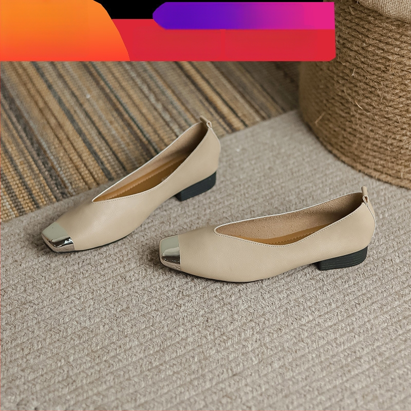 Dámske casual topánky z dvojvrstvovej hovädzej kože, nízky podpätok 1–3 cm, gumová podrážka, textilná stielka, na každodenné nosenie, všetky ročné obdobia