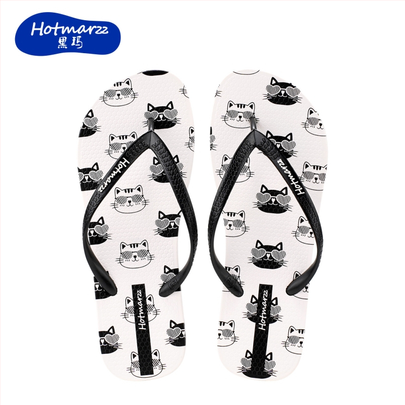 Dámske PVC žabky s motívom zvieraťa, horná časť PVC, podrážka PVC, priedušné