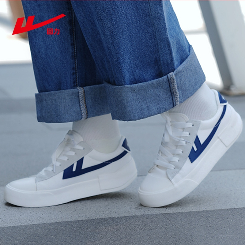 Pantofi din pânză Pull back, Unisex, Guler scurt, Închidere cu șireturi, Partea superioară din pânză