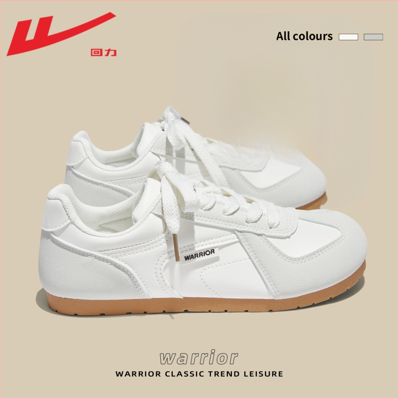 Dámske pohodlné tenisky v štýle vojenského tréningu s guľatou špičkou, PU vrchný materiál, šnúrky, nízky plochý podpätok, podrážka PVC