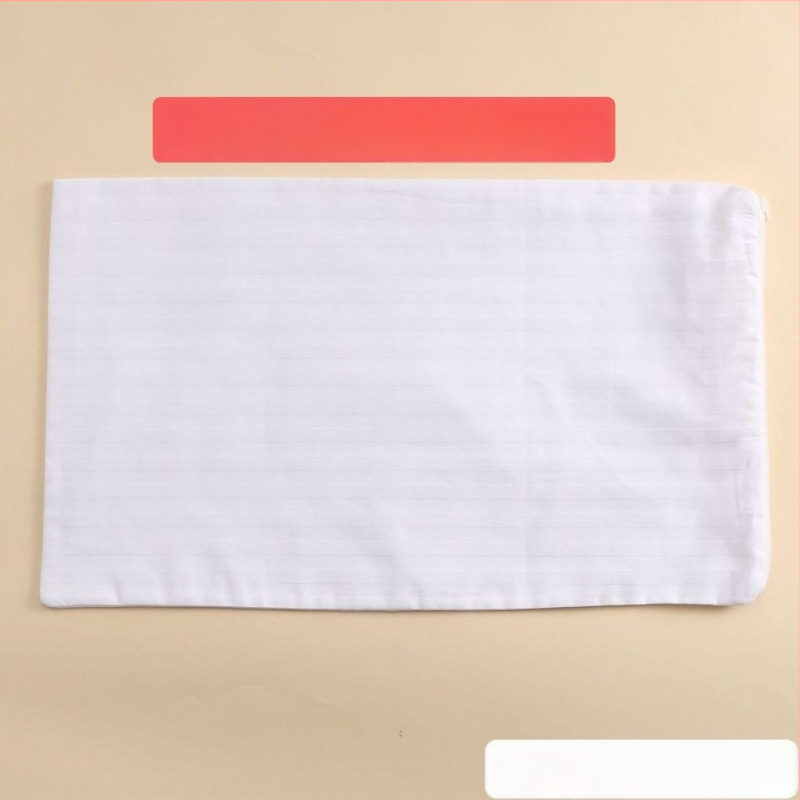 Husă de pernă cu liner interior și fermoar pentru protecție la praf — poliester; conținut 81–90%; țesătură plată; stil korean; imprimare digitală