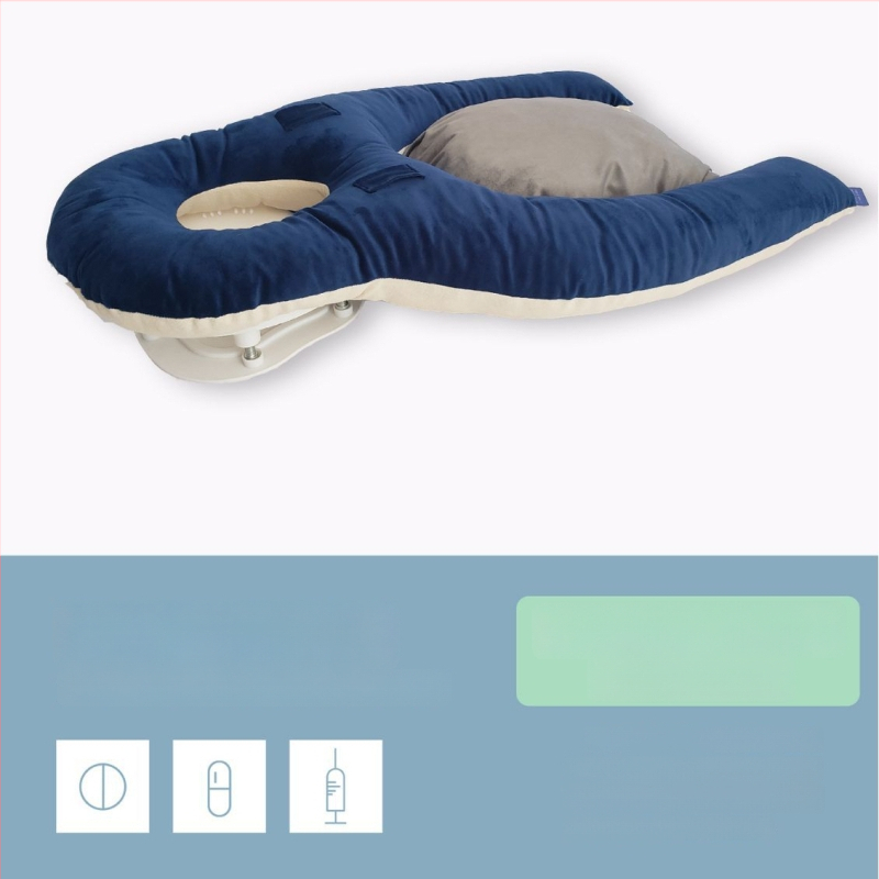 Pernă oftalmologică postoperatorie pentru somn în poziție prono, după vitrektomie, sprijin pentru gât și umeri, umplutură PP bumbac