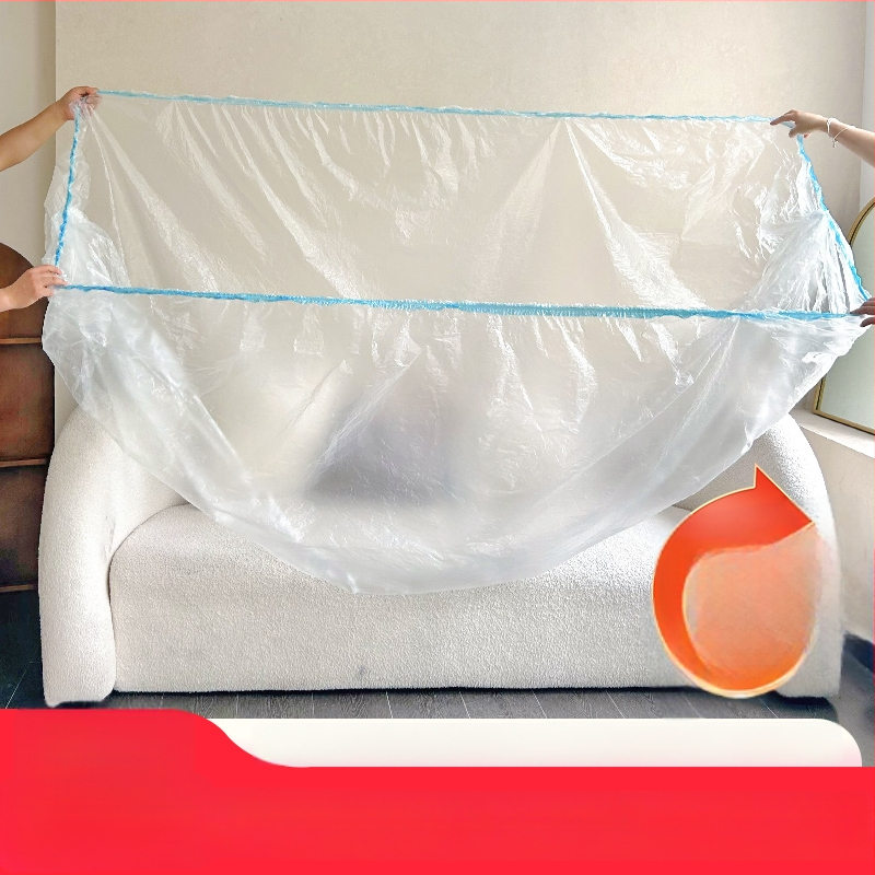 Husă pentru canapea antipraf - acoperire completă, protector universal pentru mobilier, material cu imprimeu floral din mătase, protecție anti-zgârieturi, sufragerie